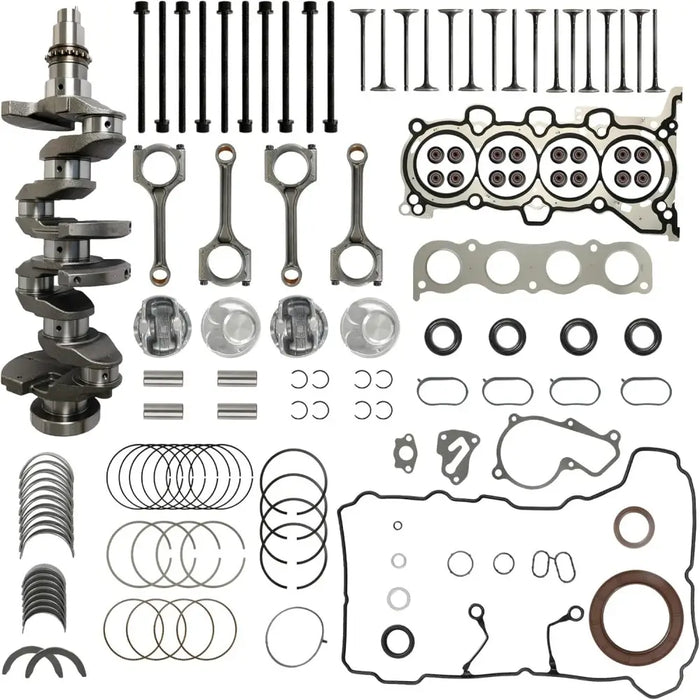 G4NC 2.0 Engine Rebuild Overhaul Kit Crankshaft Piston Connecting Rod Bearing Set Head Gasket Set Valve Fit For Hyundai Tucson Elantra GT Kia Forte Forte5 Soul 2.0L 2011-2020 23110-2E501 20910-2EA00