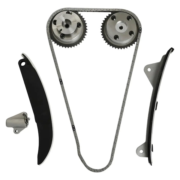 G4NC Timing Chain Kit With CVVT Gears Fit For Hyundai Kia 2.0L 2014-2017 | Fit For Hyundai Elantra Gt Tucson Fit For Kia Forte Koup Soul 2.0L L4 OE#24321-2E200 24410-2E000 24420-2E200 24370-2E200