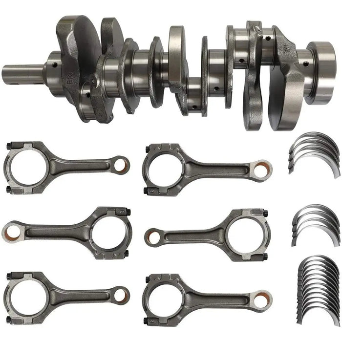 3.3L G6DH Engine Crankshaft with Connecting Rod & Bearings | Compatible with 2011-2019, Hyundai(Santa Fe, Azera); Kia(Sorento, Sedona, Cadenza) #23110-3CFA0, 23110-3L100, 623R6-3CA00