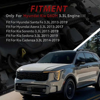 3.3L G6DH Engine Crankshaft with Connecting Rod & Bearings | Compatible with 2011-2019, Hyundai(Santa Fe, Azera); Kia(Sorento, Sedona, Cadenza) #23110-3CFA0, 23110-3L100, 623R6-3CA00