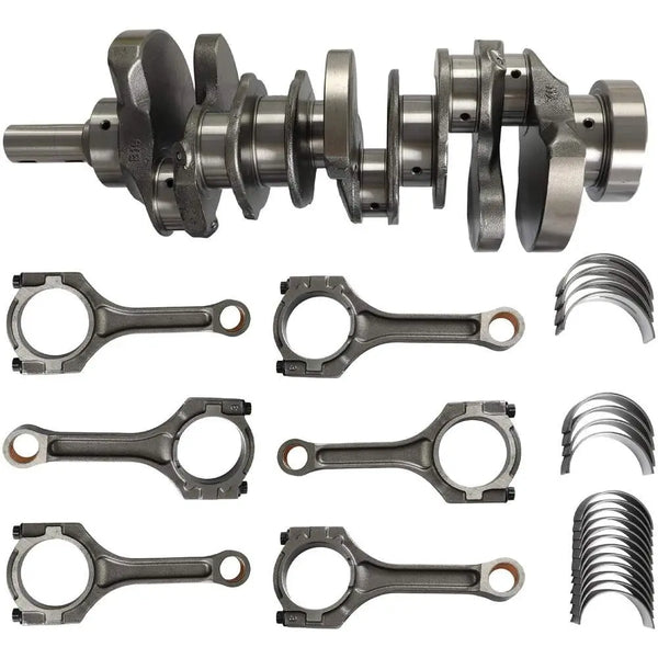 3.3L G6DH Engine Crankshaft with Connecting Rod & Bearings | Compatible with 2011-2019, Hyundai(Santa Fe, Azera); Kia(Sorento, Sedona, Cadenza) #23110-3CFA0, 23110-3L100, 623R6-3CA00