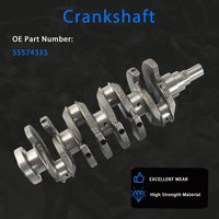 Engine Overhaul Rebuild Crankshaft Piston Kit Standard Size & Engine Bearing Fit For GM Chevy Cruze Buick Chevrolet Trax Sonic Limited Encore GMC 1.4L Engine Turbo 16-Valve 2011-2021 55574335 25198520