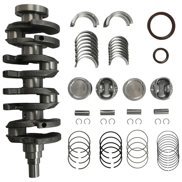 Engine Overhaul Rebuild Crankshaft Piston Kit Standard Size & Engine Bearing Fit For GM Chevy Cruze Buick Chevrolet Trax Sonic Limited Encore GMC 1.4L Engine Turbo 16-Valve 2011-2021 55574335 25198520