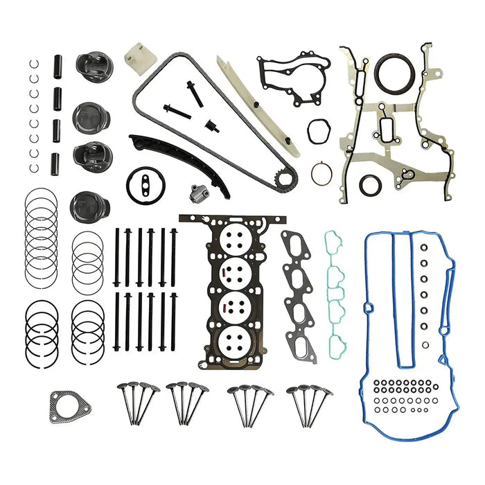 1.4 Engine Head Gasket Set & Piston Timing Chain Kit Valve w/Head Bolts Fit For Chevy Cruze Sonic Trax Buick Encore 1.4L L4 Turbo DOHC 16V 2011-2016 HS26540PT-1 94311S