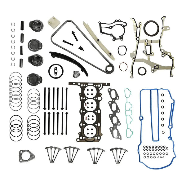1.4 Engine Head Gasket Set & Piston Timing Chain Kit Valve w/Head Bolts Fit For Chevy Cruze Sonic Trax Buick Encore 1.4L L4 Turbo DOHC 16V 2011-2016 HS26540PT-1 94311S
