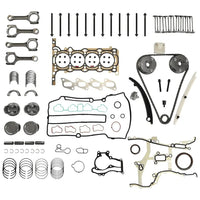 Complete 1.4L overhaul kit with timing chain, piston, conrod, bearing & head gasket, fix wear and leaks for 2011-2021 1.4 turbo models, 1-year warranty