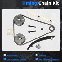 Complete 1.4L overhaul kit with timing chain, piston, conrod, bearing & head gasket, fix wear and leaks for 2011-2021 1.4 turbo models, 1-year warranty
