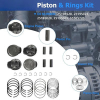 Complete 1.4L overhaul kit with timing chain, piston, conrod, bearing & head gasket, fix wear and leaks for 2011-2021 1.4 turbo models, 1-year warranty