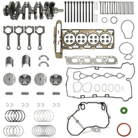 Head Gasket Set w/Piston Crankshaft Connecting Rod For GM 2.4L 2010-2017 | Fit For GMC Terrain For Chevy Equinox Malibu For Buick Regal 2.4L 2010-2017 HS54874 12578164 12654958 12646457 12591092