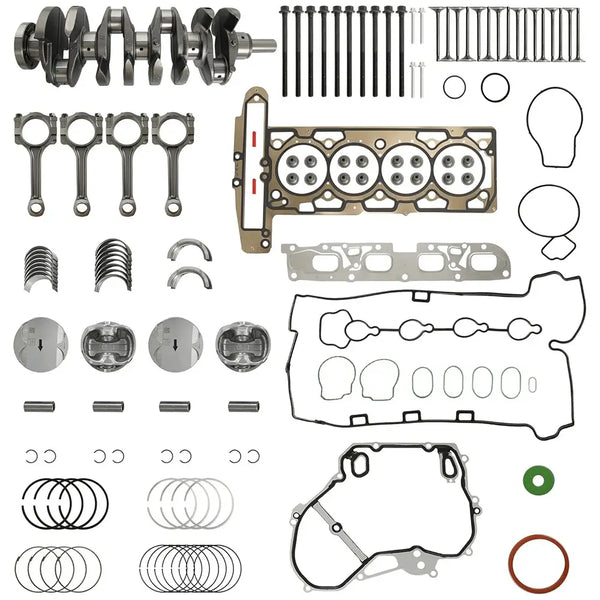 Head Gasket Set w/Piston Crankshaft Connecting Rod For GM 2.4L 2010-2017 | Fit For GMC Terrain For Chevy Equinox Malibu For Buick Regal 2.4L 2010-2017 HS54874 12578164 12654958 12646457 12591092