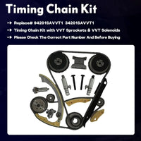 2.4 Timing Chain Kit Head Gasket Set w/Connecting Rod Piston Bolt Bearing Fit For GMC Terrain For Chevy Equinox Malibu For Buick Regal Verano 2.4L 2010-2017 34201SAVVT1 HS54874 12646457 12654958