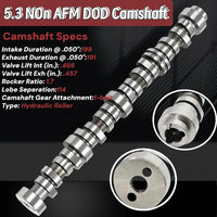 5.3L Non AFM/DOD Camshaft Kit compatible with GM 2007-2014