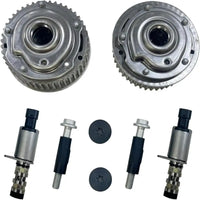 VVT Camshaft Sprocket Solenoid Kit for GM Ecotec 1.6L 1.8L | For GM Ecotec LUW LWE LXV 2H0 1.6L/1.8L; fits Cruze, Sonic, Aveo, Astra, G3; sprockets, VVT solenoids, bolts