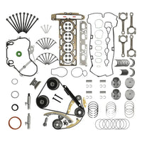 2.4 Engine Rebuild Overhaul Kit With Timing Chain Kit & Con-Rods & Piston Fit For Chevrolet Captiva Buick LaCrosse GMC Saturn Pontiac 2.4L 2011-2016 Replace#12654958 12609858 HS54874HS