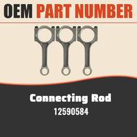 Engine Piston Kit Connecting Rod Bearing Kit Fit For Buick Enclave Lacrosse chevy Camaro Traverse Cadillac CTS STS GMC Acadia Saturn 3.6L V6 GAS LLT 2008-2011 12590584 12616971