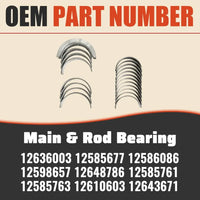 Engine Piston Kit Connecting Rod Bearing Kit Fit For Buick Enclave Lacrosse chevy Camaro Traverse Cadillac CTS STS GMC Acadia Saturn 3.6L V6 GAS LLT 2008-2011 12590584 12616971
