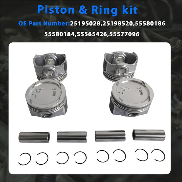 GM 1.4 piston kit