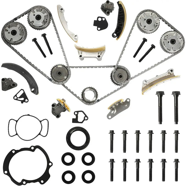 GM 2.8 3.0 3.6 V6 Timing Chain Kit Dual VVT Sprockets 9-0753S Buick Cadillac Chevrolet