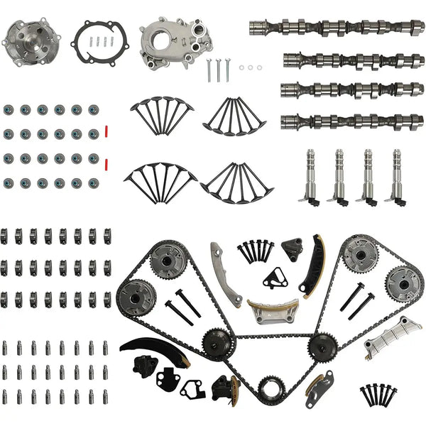 GM 3.0L 3.6L V6 Full Overhaul Kit Camshaft Timing Chain VVT Solenoid Oil Water Pump