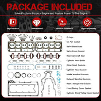 HS26191PT Full Head Gasket Set ES72173 Head Bolts GM 4.8 5.3 LS Silverado Tahoe Yukon