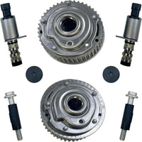 VVT Camshaft Sprocket Solenoid Kit for GM Ecotec 1.6L 1.8L | For GM Ecotec LUW LWE LXV 2H0 1.6L/1.8L; fits Cruze, Sonic, Aveo, Astra, G3; sprockets, VVT solenoids, bolts