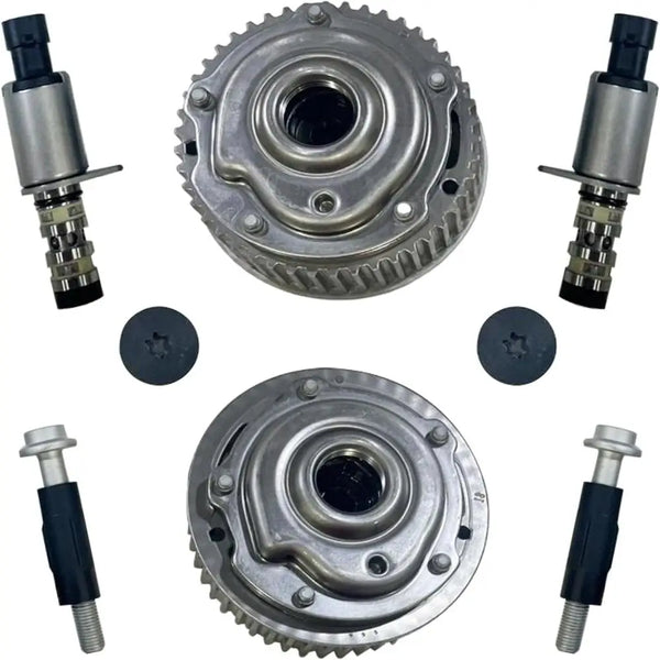 VVT Camshaft Sprocket Solenoid Kit for GM Ecotec 1.6L 1.8L | For GM Ecotec LUW LWE LXV 2H0 1.6L/1.8L; fits Cruze, Sonic, Aveo, Astra, G3; sprockets, VVT solenoids, bolts