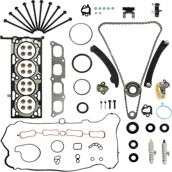 2.0L Turbo Head Gasket Kit Timing Chain VVT Solenoid Head Bolt | Fit For Chevrolet Malibu Camaro Equinox 2.0L Turbo Head Gasket Kit Timing Chain VVT 2013-2021 HS55380 11610687