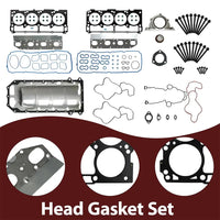 5.7 Engine Rebuild Kit w/Water Pump Piston Timing Chain Kit 