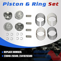 G4KJ 2.4L Theta II Full Rebuild Kit Crankshaft Pistons Timing VVT Kit Hyundai Sonata Kia Sportage