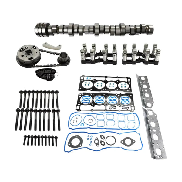 New Camshaft Timing Chain Kit with Head Gasket Set For Chrysler 300 Dodge Challenger Charger Ram 1500 Jeep Grand Cherokee 5.7L OE 5038785AB,53021727AC