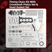 G4FJ 1.6 Turbo Full Overhaul Kit Crankshaft Piston Timing Chain Kia K3 Sportage Hyundai Elantra