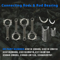 G4FD 1.6L Full Engine Rebuild Kit Crankshaft Timing Chain Hyundai Elantra Kia Forte Rio