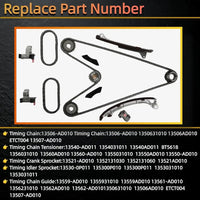 4.0L V6 Timing Chain Kit Water Oil Pump Fit Toyota Tacoma Tundra 4Runner