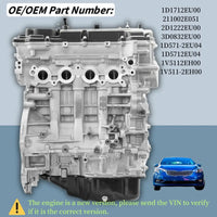 Complete G4NC 2.0L Engine Assembly for Hyundai Kia.OE:1D1712EU00,211002E051.Brand new