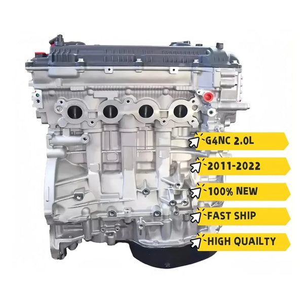 Complete G4NC 2.0L Engine Assembly for Hyundai Kia.OE:1D1712EU00,211002E051.Brand new
