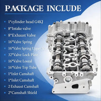 Complete Cylinder Head Assembly for Kia Sportage & Hyundai Sonata 2.4L.OE:22100-2GGB5,223202C400,22111-2G510