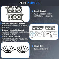 Complete head gasket & timing chain kit for Ford Expedition F-150 Navigator 3.5L V6