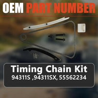 1.4L Turbo Full Rebuild Kit Piston Timing Chain Head Gasket Buick Encore Chevy Cruze