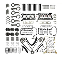 Engine rebuild kit with piston rod, timing chain and full gasket set for Jeep Grand Cherokee Wrangler 3.0L