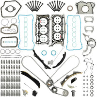 Rocker Arm Valve Lifter Kit Timing Chain Kit Head Gasket Set Fit For Chrysler 200 300 Jeep Wrangler Grand Cherokee Dodge Durango Charger Avenger Challenger Journey Ram 1500 3.6 Pentastar 2011-2016