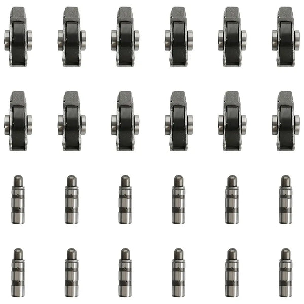 12 Pcs Intake Lifter & Rocker Arm Kit Fit For Chrysler Pacifica Dodge Challenger Charger Journey Chrysler 300 Jeep Wrangler Ram 1500 3.6L 2016-2024 05047896AC, 5047896AB, 5047979AA, 5047896AD