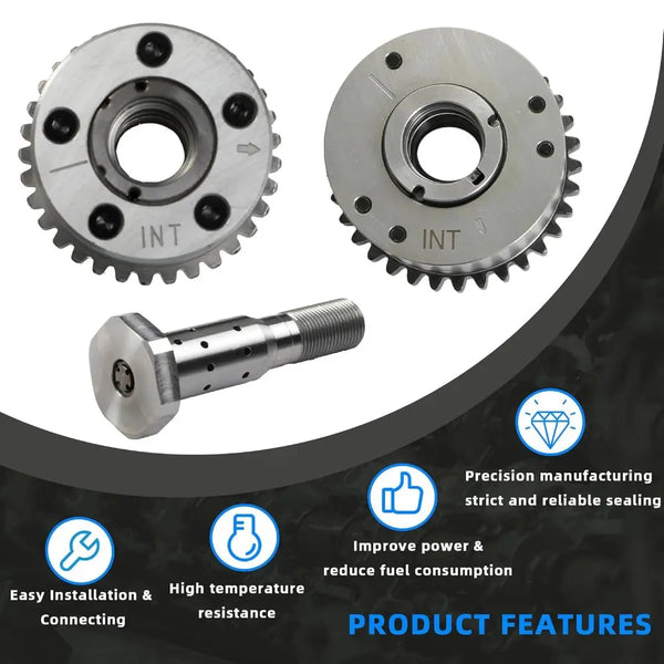 VVT Gear Camshaft Phaser Sprocket For Jeep Dodge Chrysler Ram 3.6 2016-2024 | For Grand Cherokee WK Wrangler Gladiator Dodge Durango Chrysler Pacifica Voyager Ram 1500 ProMaster 3500 5047785AE 5048043AB