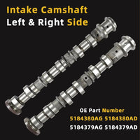 Engine Camshaft Kit for Jeep Dodge Ram 3.6 V6 11-16 5184377AG 5184380AG