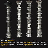 Camshaft Set 5184377AG 5184378AG 5184379AG 5184380AG for Jeep 3.6
