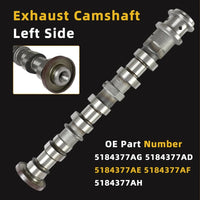 Camshaft Set 5184377AG 5184378AG 5184379AG 5184380AG for Jeep 3.6