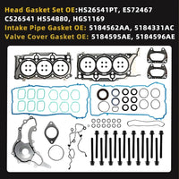 Engine Camshaft Kit for Jeep Dodge Ram 3.6 V6 11-16 5184377AG 5184380AG