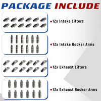 24Pcs Intake & Exhaust Lifters With Rocker Arms Kit Fit For Chrysler Pacifica Dodge Durango Jeep Wrangler Grand Cherokee Ram ProMaster 1500 3.6L 2016-2024 5047979AA 5047896AD 68245463AA 5184296AH