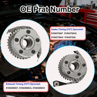 3.6 Timing Chain Kit w/ 4 VVT Sprockets Fit for Dodge Charger Durango Jeep Grand Cherokee Wrangler Chrysler 300 RAM 1500 3.6L V6 2011-2015 5184352AF 5184370AH