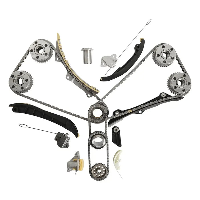 3.6 Timing Chain Kit w/ 4 VVT Sprockets Fit for Dodge Charger Durango Jeep Grand Cherokee Wrangler Chrysler 300 RAM 1500 3.6L V6 2011-2015 5184352AF 5184370AH