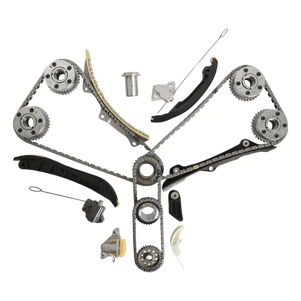 3.6 Timing Chain Kit w/ 4 VVT Sprockets Fit for Dodge Charger Durango Jeep Grand Cherokee Wrangler Chrysler 300 RAM 1500 3.6L V6 2011-2015 5184352AF 5184370AH